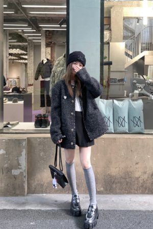 Korean Style Women's Short Wool Coat, Loose Fit Cotton-Padded Winter Jacket, High-End Quality, 2025 Trendy Fashion