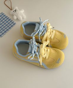 Korean Style Women's Thick-Soled Sneakers - Versatile White Casual Training Shoes for Spring Summer 2025