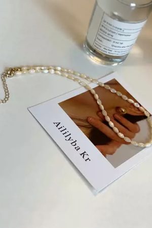 Korean Transparent White Crystal High-End Necklace - Sweet Collarbone Chain for Spring Summer INS Style Fashion