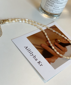 Korean Transparent White Crystal High-End Necklace - Sweet Collarbone Chain for Spring Summer INS Style Fashion