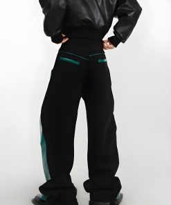 Kpop Idol Fashion Female Casual, Japanese Elegant Fashion - Cyberpunk Faux Leather Pants