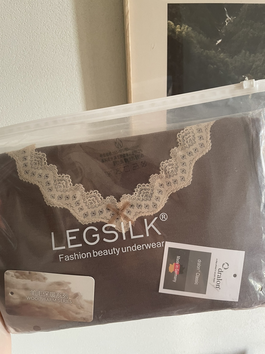 Lace Autumn Top and Pants Set with Bow Tie - Warm Thermal Underwear, Cashmere Feel, Gentle and Sweet Style Lace Autumn Top and Pants Set with Bow Tie - Warm Thermal Underwear, Cashmere Feel, Gentle and Sweet Style