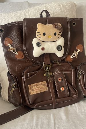 Large Capacity Cute Cartoon Women's Backpack for School, Commuter, and Laptop - Trendy Student Bag