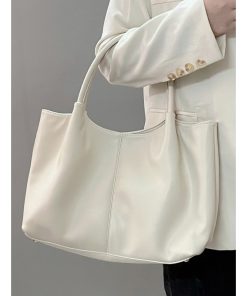 Large Capacity Niche Design Tote Bag for Daily Use, Commuter Shoulder Bag, Trendy Fashion in Japan and South Korea