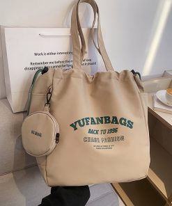 Large Capacity Nylon Tote Bag for Commuting, 2025 Canvas Shoulder Bag for Women - Perfect for Work and Students