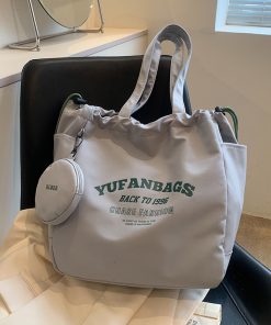 Large Capacity Nylon Tote Bag for Commuting, 2025 Canvas Shoulder Bag for Women - Perfect for Work and Students