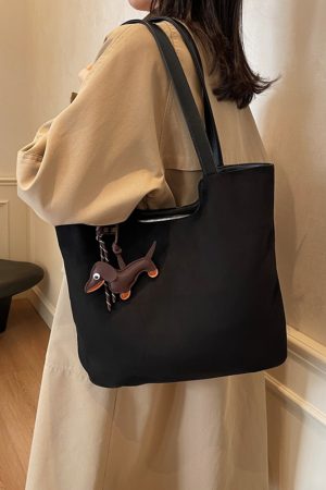 Large Capacity Retro Matte Tote Bag for Women - Stylish Commuting Shoulder Bag for Spring/Summer 2025 Fashion