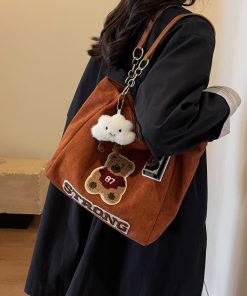 Large Capacity Retro Matte Tote Bag for Women - Stylish Shoulder Bag for Spring Summer 2025, Ideal for Work Commute