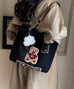 Large Capacity Retro Matte Tote Bag for Women - Stylish Shoulder Bag for Spring Summer 2025, Ideal for Work Commute