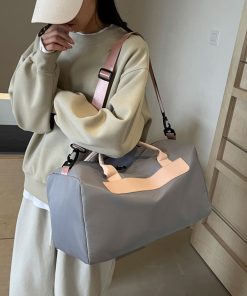 Large Capacity Waterproof Tote Bag for Women - Multifunctional Travel Shoulder Bag for Swimming and Fitness Activities, 2025 Model