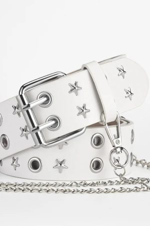 Lawyer Fashion, How To Look Expensive - Star Studded Belt with Chain