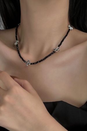 Layered Clavicle Chain Necklace with Belt Buckle and Cross Pendant - Trendy High-End Sweater Accessory for Stylish Looks