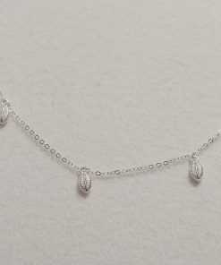 Layered S925 Silver Shell Shaped Choker Necklace - Light Luxury French Vintage Collarbone Chain for Versatile Style