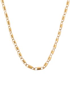 Layered Vintage Clavicle Chain Necklace with Zircon Pendant, Pig Nose Design, European & American Blogger Style for Women