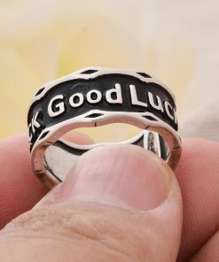 Leather Jacket Outfits, Chic Outfit - Good Luck Ring