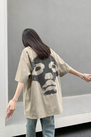 Legal Alien Oversized Short-Sleeve T-Shirt for Men and Women, European American Style, High Street Fashion, Trendy Unisex Tee