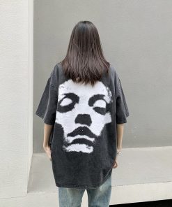 Legal Alien Oversized Short-Sleeve T-Shirt for Men and Women, European American Style, High Street Fashion, Trendy Unisex Tee