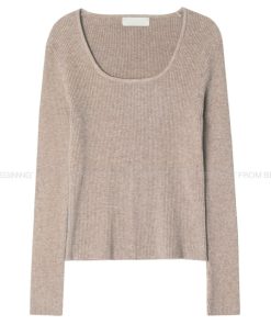Lemay Square-Neck Ribbed Knit T-Shirt - Korean Style Essential for Layering, Perfect for Y2K and 90s Fashion Lovers