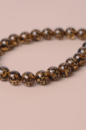 Leopard Print Phone Chain Pendant Lanyard Wrist Strap for Women - Stylish Mobile Phone Accessory & Creative Jewelry Charm