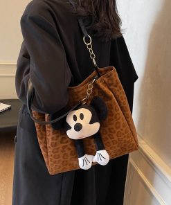 Leopard Print Tote Bag for Women - Spring Summer 2025 Retro Shoulder Bag, High-End Versatile Commuter & Travel Bag