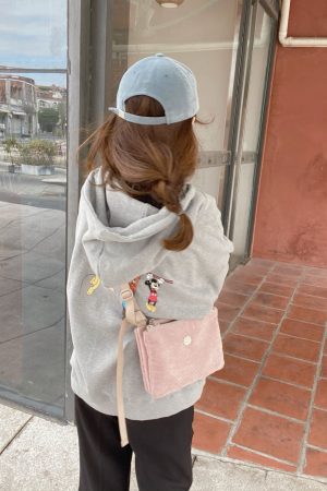 Light Blue Korean Style Corduroy Baseball Cap with Small Logo - Trendy Fit for Everyday Wear
