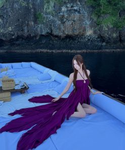 Light Luxury Spaghetti Strap Dress Set for Women â€“ Fatal Woman Two-Piece Design, Elegant Evening Wear, Chic Fashion Statement