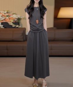 Light Luxury Summer Minimalist French Style High-Quality Top and Skirt Set - Sweet Gentle Fashion for 2025