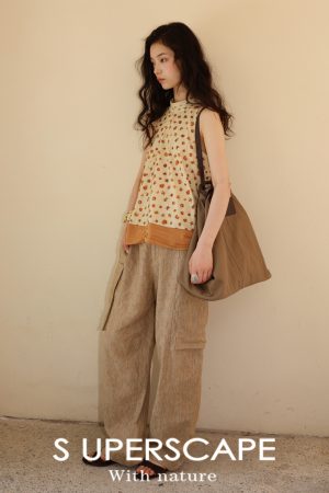 Lightweight Breathable Cotton Ruched Halter Top with Printed Patchwork - Stylish Summer Essential