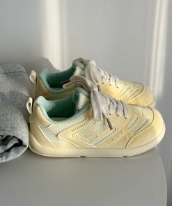 Lightweight Breathable White Casual Sneakers for Women - Soft Sole Non-Slip Versatile Spring 2025 Fashion Footwear