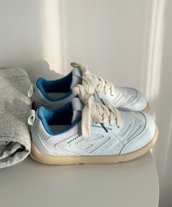 Lightweight Breathable White Casual Sneakers for Women - Soft Sole Non-Slip Versatile Spring 2025 Fashion Footwear