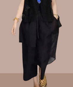 Lightweight Casual Pants for Women, Chic Skirt Pants with Mature Temperament, Stylish for Petite Sizes, Summer 2025 Fashion