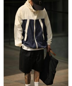 Lightweight Color-Blocked UV Protection Jacket for Men and Women | Breathable Outdoor Summer Coat | Sun Protection Gear