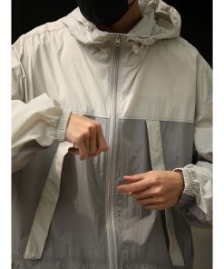 Lightweight Color-Blocked UV Protection Jacket for Men and Women | Breathable Outdoor Summer Coat | Sun Protection Gear