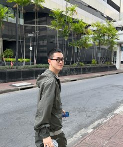 Lightweight Hooded Sun Protection Jacket for Boys - Casual Green Ultra-Thin Outdoor Climbing Coat