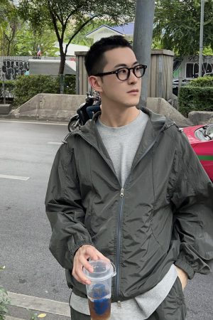 Lightweight Hooded Sun Protection Jacket for Boys - Casual Green Ultra-Thin Outdoor Climbing Coat