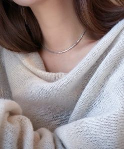 Lightweight Luxury Choker Necklace for Women - High-End Pure Silver Short Design, Unique Korean Style 2025 Fashion Accessory