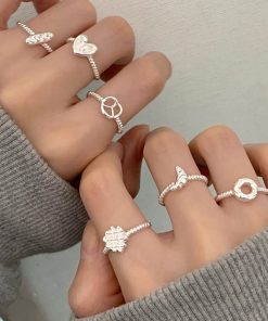 Lightweight Luxury Plain Open Ring for Women - Versatile High-End INS Style, Non-Fading Design, Trendy Fashion Accessory