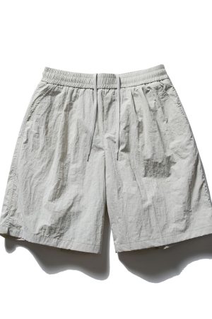 Lightweight Minimalist Solid Color Quick-Dry Sports Shorts for Men and Women - Breathable Casual Beach Five-Point Pants