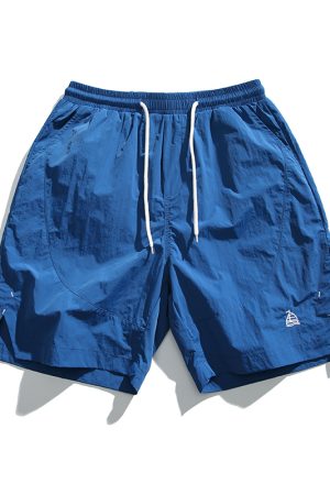 Lightweight Quick-Dry Sports Shorts for Men and Women - Breathable Casual Straight-Cut Beach Five-Point Pants for Summer Outdoor Activities
