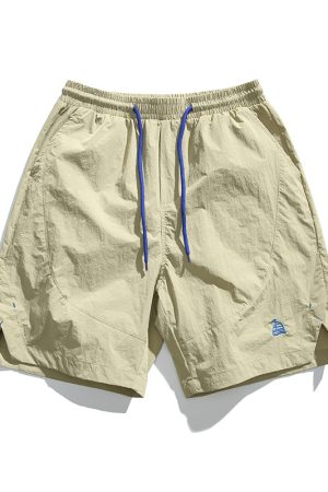 Lightweight Quick-Dry Sports Shorts for Men and Women - Breathable Casual Straight-Cut Beach Five-Point Pants for Summer Outdoor Activities