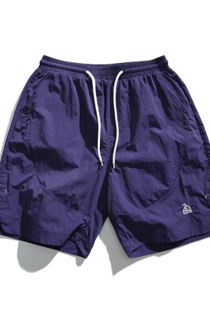 Lightweight Quick-Dry Sports Shorts for Men and Women - Breathable Casual Straight-Cut Beach Five-Point Pants for Summer Outdoor Activities