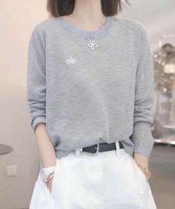 Lightweight Sheer Long Sleeve T-Shirt for Women, Hollow Sun Protection Cover-Up, Summer 2025 Fashion Top