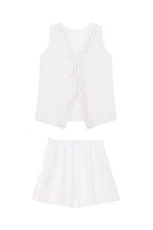 Lightweight Sheer T-Shirt and Slimming Skirt Pants Set - 2025 Summer Fashion Essentials for Effortless Style