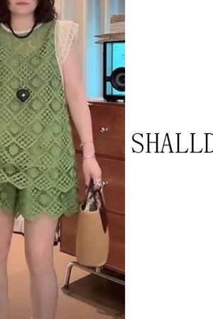 Lightweight Sheer T-Shirt and Slimming Skirt Pants Set for Summer 2025 - Trendy Casual Outfit for Effortless Style