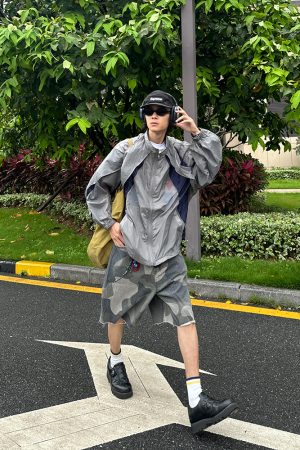 Lightweight Spliced Double-Layer Sun Protection Jacket for Men and Women - Breathable UV Protection Sports Summer Outerwear