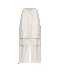 Lightweight Summer Cargo Pants with 3D Pockets - Basic Silhouette, Casual Style, Perfect for Everyday Wear