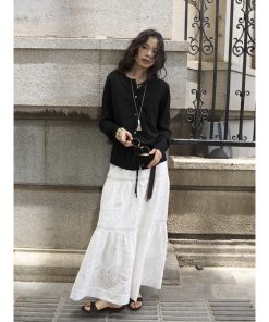 Lightweight Ultra-Fine Yarn Long Sleeve Cardigan with Drawstring, Relaxed Fit, Sun Protection, Cool Feeling, Perfect for Layering