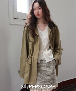 Lightweight V-Neck Faux Two-Piece Wool Knitted Cardigan for Commuting - Stylish and Machine Washable, Perfect for Y2K Fashion