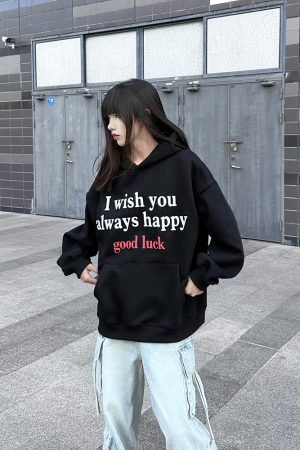 Lightweight Vintage American-Style Hooded Sweatshirt for Men & Women, Trendy Spring & Autumn Couple's Sweatshirt