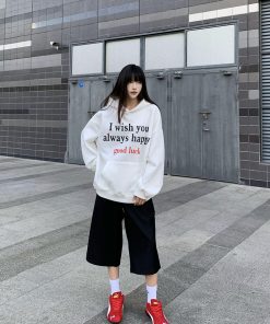 Lightweight Vintage American-Style Hooded Sweatshirt for Men & Women, Trendy Spring & Autumn Couple's Sweatshirt